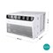 Hisense 10,000 BTU Window Air Conditioner with Inverter Technology & ConnectLife App, 450 Sq. Ft. AAW10TW26 - alternate 2