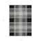Homeroots 3' X 5' Black Gold And Gray Plaid Washable Indoor Outdoor Area Rug 596309 - alternate 6