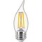 Signify Ultra Definition 60W Equivalent Soft White BA11 Medium LED Decorative Light Bulb, 3PK 566695 - alternate 1