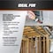 Dap High Performance Intumescent Acrylic Sealant, 10.1 oz, Cartridge, Reds, Acrylic Base 18858 - alternate 4