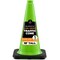 Xpose Safety 18 Inch Multipurpose PVC Lime Traffic Cone LTC18-1-X - alternate 4