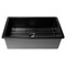 Alfi Brand Black Matte 32''X19'' Single Bowl Fireclay Undermount / Drop In Fireclay Kitchen Sink W/ Grid ABF3219SUD-BM - alternate 2
