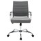 Leisuremod Benmar Leather Office Chair, Grey BO19GRL - alternate 3