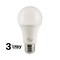 Euri Lighting A19 LED 12W 3-Way 500/1000/1500lm 5000K E26 Damp UL Enclosed 25K hrs EA19-12W2150et - alternate 4