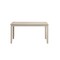 Homeroots 59" Antiqued White Wood Dining Table 630374 - alternate 1