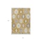 Homeroots 5' X 8' Gold Ivory And Taupe Southwestern Washable Indoor Outdoor Area Rug 615129 - alternate 4