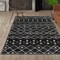 Jonathan Y Aksil Moroccan Beni Souk Black/Cream 4 ft. x 6 ft. Area Rug MOH208E-4 - alternate 5