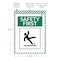 C-Line Products Ticket Holder, White, Green, Vinyl, 9.8" W, 13.6" L, 0.1" H 44103 - alternate 3