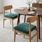 Homeroots Set Of Two 17" X 17" Emerald Linen Solid Color Dining Chair Pad 480442 - alternate 3