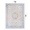 World Rug Gallery Blue Vintage Medallion Washable Rug - Flat Pile for Living Room or Kitchen 9 ft x 12 ft WR170BLUE9X12 - alternate 3