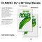 Signmission Fried Pickles, Vinyl Decals Only 24 Inch x 36 Inch, Vinyl Decal, 2PK DSB-2436-2PACK-Fried Pickles - alternate 2
