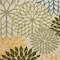 Homeroots 6' X 9' Dark Green Green Yellow And Blue Floral Indoor Outdoor Area Rug 548073 - alternate 7