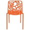 Leisuremod Modern Devon Aluminum Chair, Orange DC23OR - alternate 3