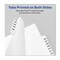 Avery Dennison Numerical Index Tab 8-1/2 x 11", #13, White, PK25 11923 - alternate 6