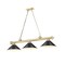 Z-Lite Cordon Heritage Brass 3 Light Billiard 2306-3HBR-MB15 - alternate 1