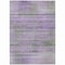Homeroots 9' X 12' Purple Lavender And Gray Striped Washable Indoor Outdoor Area Rug 588068 - alternate 5