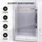 Anzzi 48in Reversible Frameless Sliding Glass Shower Door w/ Soft-Close System and Brushed Gold Finish SD-AZ20-01BG - alternate 4