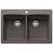 Blanco Diamond Equal Double Dual Deck, Volcano Grey 443104 - alternate 1