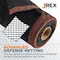Jrex Safety JREX 4 ft x 150 ft HD Safety Debris Netting, 1/4 in Mesh, Fire Retardant, Black NFR14-JR-4150-BK - alternate 2
