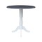 Whitewood Industries Extension Dining Tables, 45 in L, 38 in H, Parawood K05-42DPT-6B-2 - alternate 4
