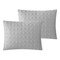 Homeroots Gray Queen Polyester 220 Thread Count Washable Duvet Cover Set 529044 - alternate 4
