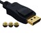 Sanoxy 3ft Gold Plated Premium DisplayPort Male to Male Cable with Latches, Version 1.4 VESA Certified DP112-1103 - alternate 2