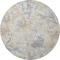 Homeroots 8' Beige Charcoal And Gray Round Abstract Washable Indoor Outdoor Area Rug 643591 - alternate 4
