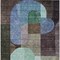 Homeroots 8' X 10' Brown Blue And Green Abstract Washable Indoor Outdoor Area Rug 604473 - alternate 3