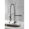 Kingston Brass Single-Handle Deck-Mount Pre-Rinse Kitchen Faucet with Pot Filler, Polished Chrome LS8501DL - alternate 2