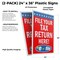 Signmission File Your Tax Return Here, Plastic Signs Only 24 Inch x 36 Inch, Corrugated Plastic, 2PK CSB-2436-2PACK-File Your Tax Return Here - alternate 2