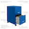 Space Solutions 14.25 in W 2 Drawer Mobile Vertical File Cabinet, Classic Blue 24409 - alternate 5