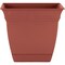 Hc Companies Eclipse 8'' x 8'' x 7'' Resin Clay Planter ECP08000E35 - alternate 1