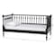 Baxton Studio Callison Spindle Daybed, Twin, Black 271-14744-ZORO - alternate 2