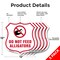 Signmission Alligator Warning Shield Sign Do Not Fee, 12 inch X 12 inch, Aluminum Metal Sign, 5PK SHI-A-5Pack-12-355 - alternate 3