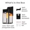 Techko Solar Wall Sconce Lantern with Flame Effect STL-2503-1 - alternate 3