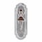 Homeroots 12" X 4" Gray and Brown Womens Room Metal Wall Decor 483333 - alternate 4