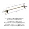 Amerock Davenport Golden Champagne Transitional 24 in 610 mm Towel Bar BH36054BBZ - alternate 3