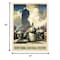 Homeroots New York Railroad Vintage Travel Unframed Print Wall Art 394272 - alternate 2
