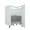 Cambridge Everest 36in.Wx24in.Dx34.5in.H Ready to Assemble Shaker Corner Lazy Susan Kitchen Cabinet in White SA-BLZ36-SW-KIT - alternate 4