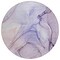 Homeroots 8' Round Gray and Purple Round Abstract Washable Non Skid Indoor Outdoor Area Rug 559411 - alternate 4