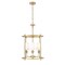 Z-Lite Katerina 4 Light Chandelier, Rubbed Brass, 16 In W x 27 In H 1950-4C-RB - alternate 2