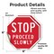 Signmission Stop Proceed Slowly, 6 inch X 6 inch, Vinyl Decal, 2PK OC-D-2PACK-6-13 - alternate 2