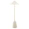 Mitzi Eny Lee Parker X Maia 2 Light Floor Lamp 40 In. Aged Brass/Ceramic Textured Beige HL692401-AGB/CBG - alternate 1