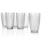 Martha Stewart 6 Piece Hobnail Handmade Glass Tumbler Set in Clear 120573.01 - alternate 3