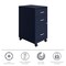 Space Solutions 14.25 in W 3 Drawer Mobile Vertical File Cabinet, Navy 24430 - alternate 6