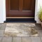 Homeroots 2' X 3' Brown Abstract Washable Non Skid Indoor Outdoor Area Rug 559568 - alternate 3