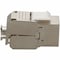 Add-On CAT6 FTP SHIELDED TOOLLESS KEYSTONE JACK 180 DEGREE ADD-C6FJK1TL-MT - alternate 2