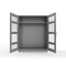 Strong Hold 14 GA Industrial Clear View Uniform Cabinet with Hanger Rod 56-LD-WR-241-L - alternate 1