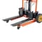Vevor Material Lift Winch Stacker 450 lbs Pallet Truck Dolly 35.8-inch Lift scddc900 - alternate 3