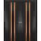 Sartodoors Sliding Closet Double Bi-fold Doors Planum 1010 Black Solid Core Modern Interior PLANUM1010DBF-BLK-72 x 80 (4* 18x80) - alternate 1